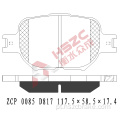 FMSI D817 PAT CERAMICA DE CERAMICA DE CARRO PARA TOYOTA